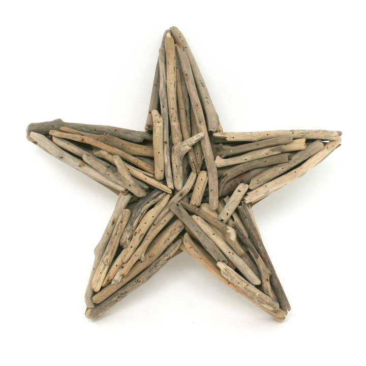 Seasonal by Contrast Inc. - Wholesale Wall Accent - Driftwood Wall Star Plaque