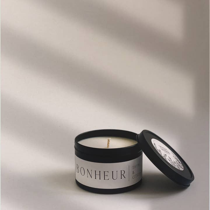 Officine Lutèce – Engroshandel Rejsestearinlys – „Bonheur“ duftlys - Timian & Lime