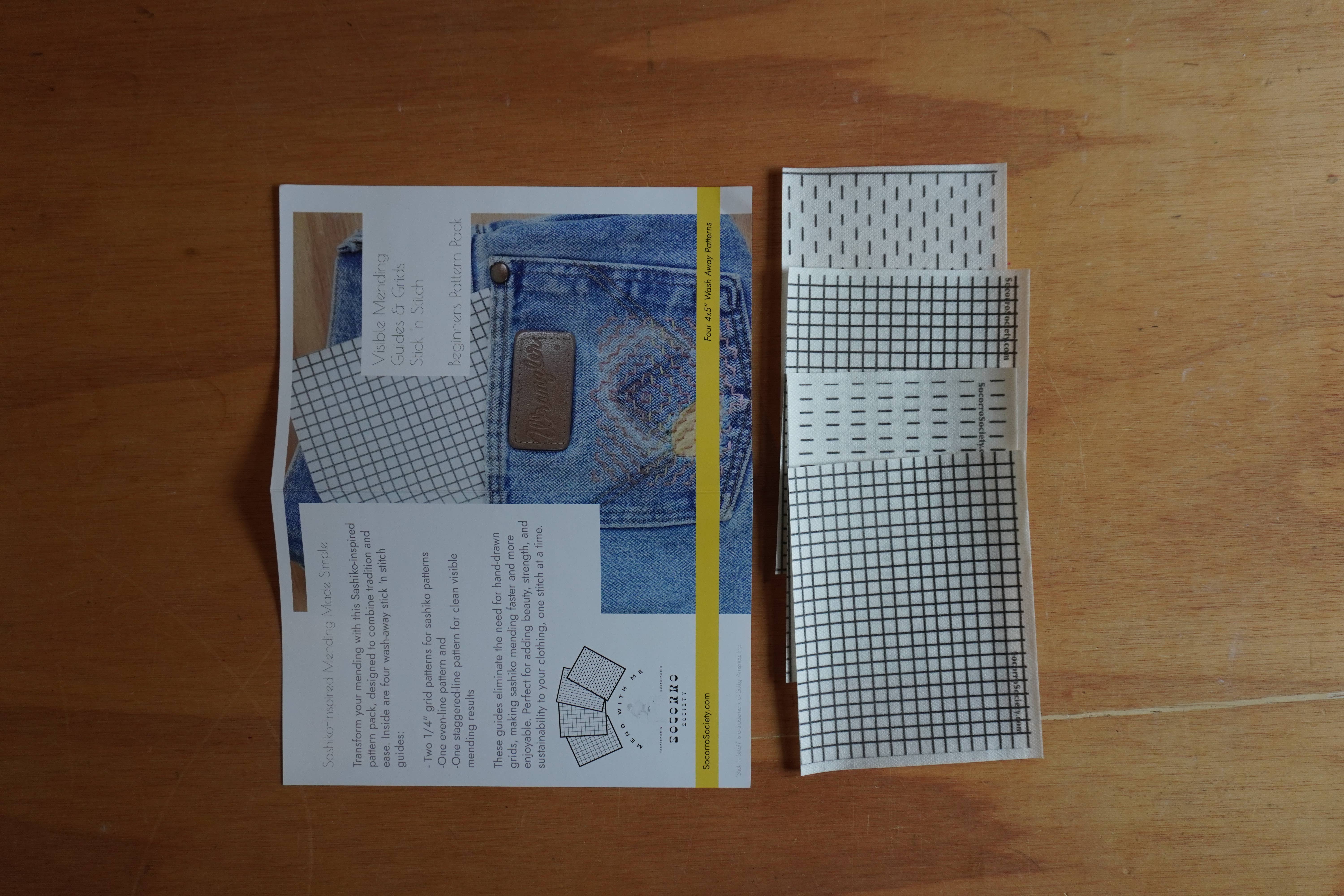 Socorro Society - Vendita all'ingrosso Attrezzatura per ricamo/punto croce - Kit Iniziale per Cuciture e Tracce Visibili con Modelli per Rammendo4