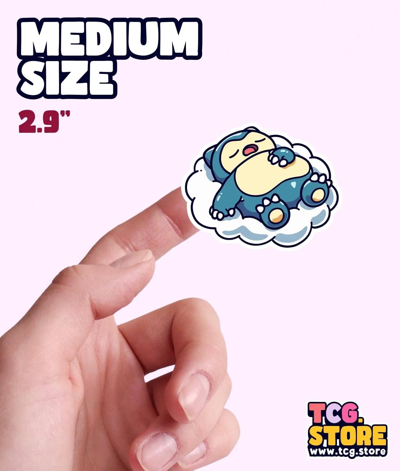 TCG.Store - TCGDOTSTORE - Wholesale Sticker - Snorlax Pokémon Sticker1