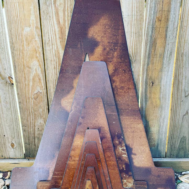 LoneTree Fab - Wholesale Craft Supplies - 4.5" Rustic Metal Letters, A-Z, 0-9, #,$,&3