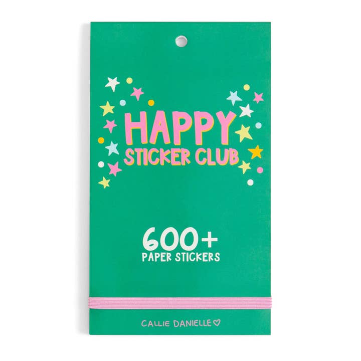 Club des autocollants heureux - Livre d'autocollants de visages souriants et de bonheur pour la vente par Callie Danielle