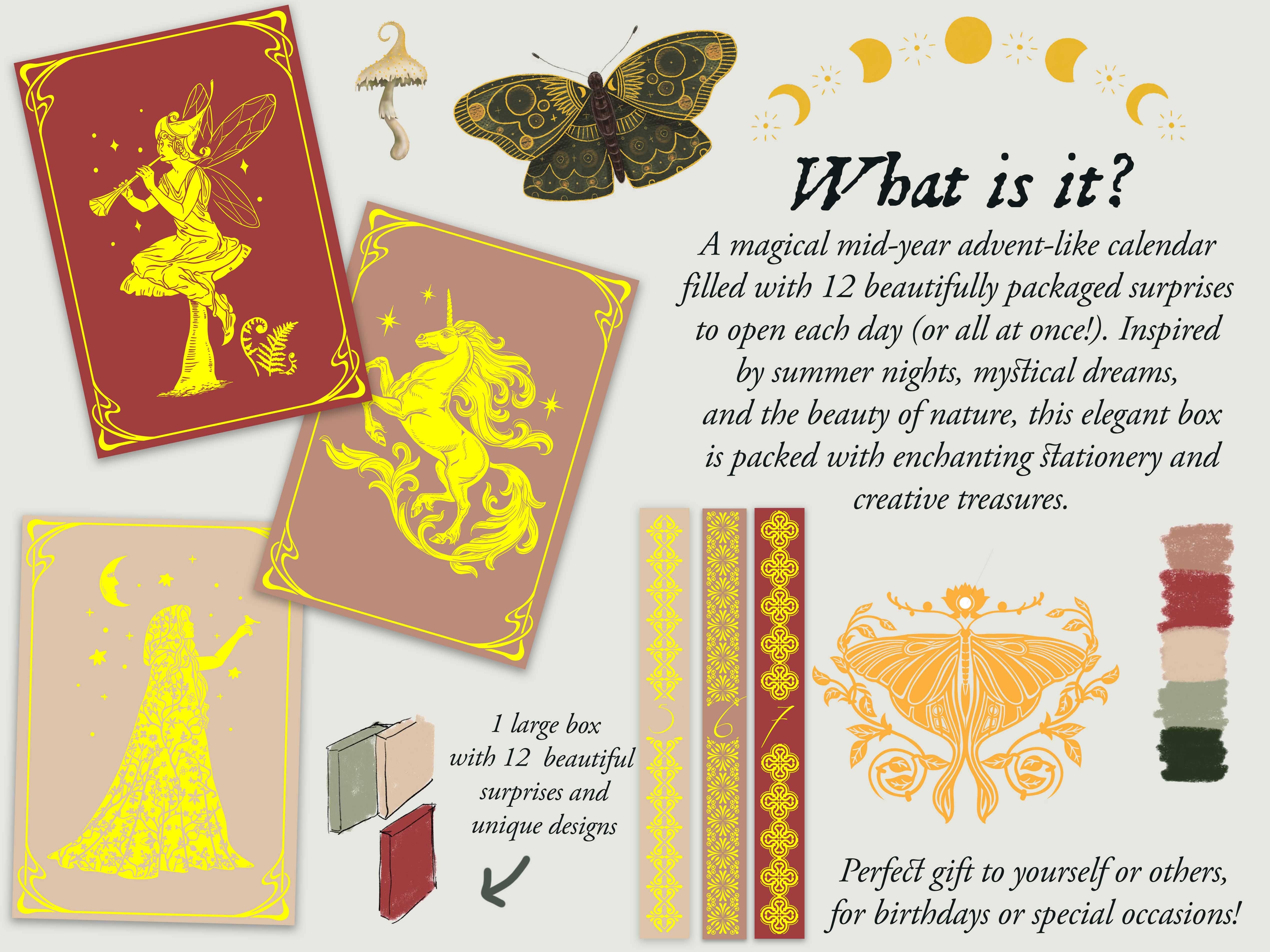 CoraCreaCrafts - Wholesale Advent Calendar - Dream Stationery Advent Calendar9