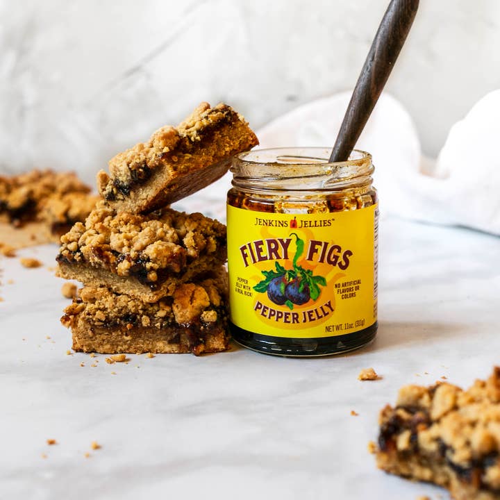 JENKINS JELLIES - Wholesale Jam/Jelly - Fiery Figs Hot Pepper Jam, 11 oz.2