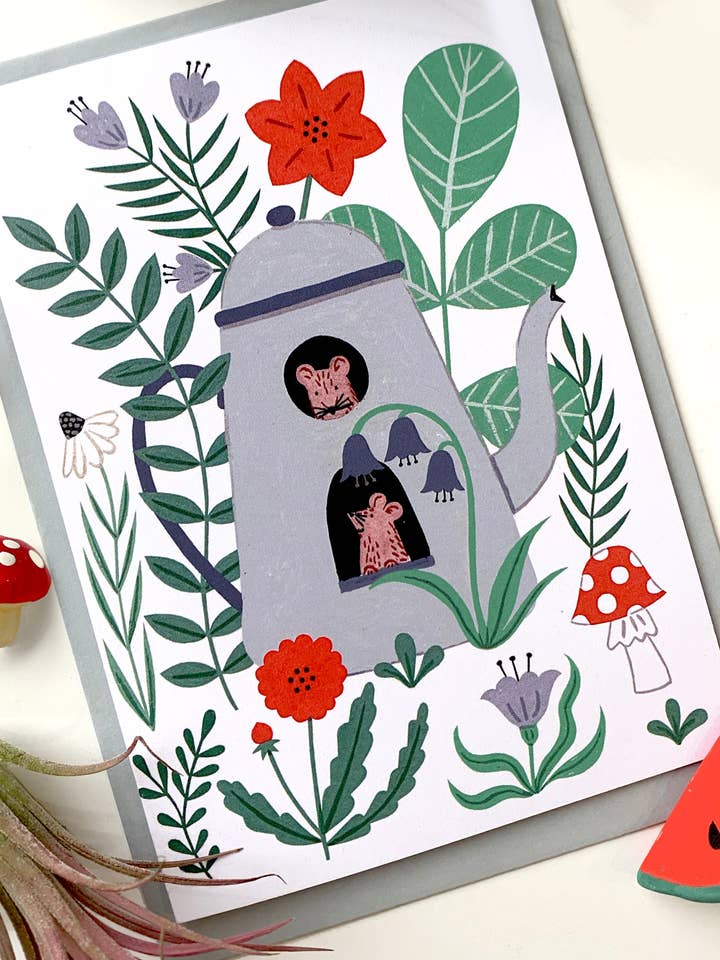 Nieuwe wenskaart voor thuis (A6) voor wholesale door Holly Maguire