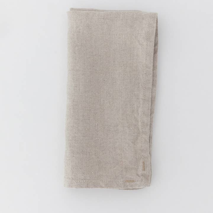 Heirloomed Collection - Wholesale Dinner & Cloth Napkin - Keepsake Linen Dinner Napkin Oatmeal1