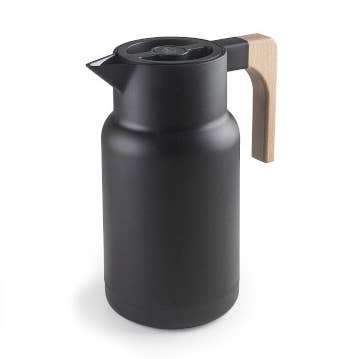 Wood Black Thermo Jar 1 lt. for wholesale by LACOR MENAJE PROFESIONAL S.L.