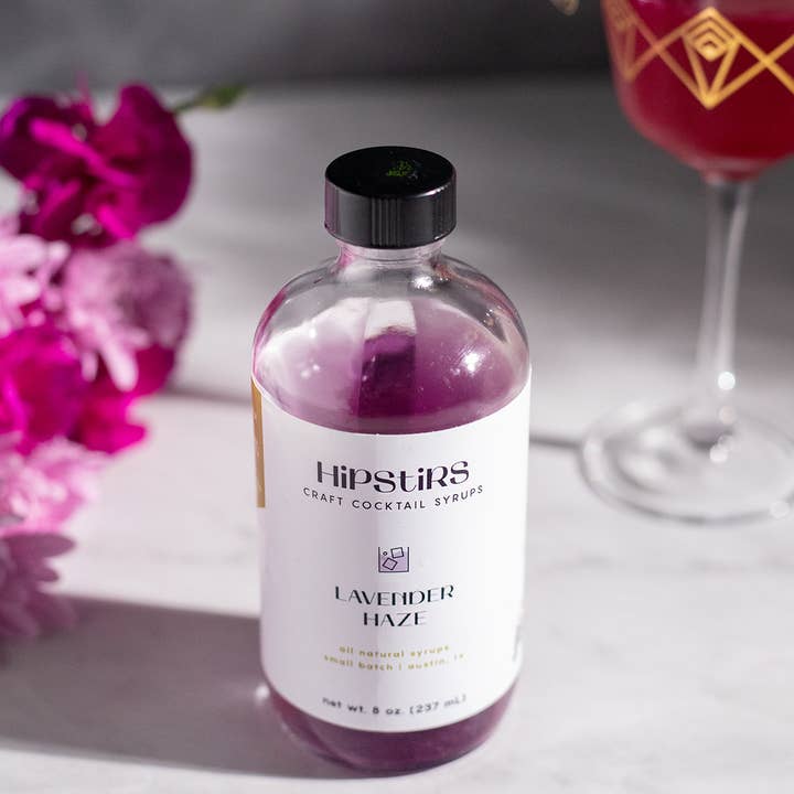 Liquid Alchemist Syrups - Wholesale Cocktail Mix/Syrup - Lavender Haze Cocktail Syrup (8 oz)10