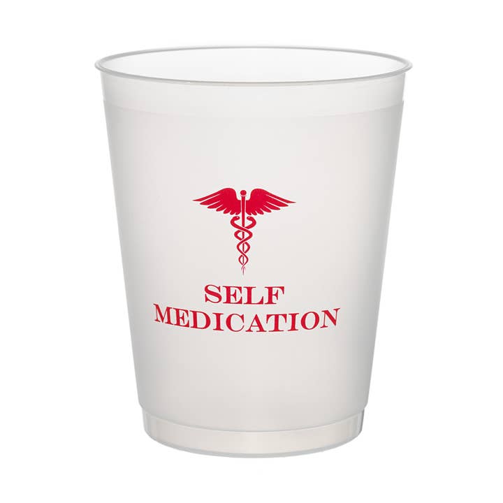 Self Medication Roadie Cups (16oz) for wholesale by Palm Hill Design