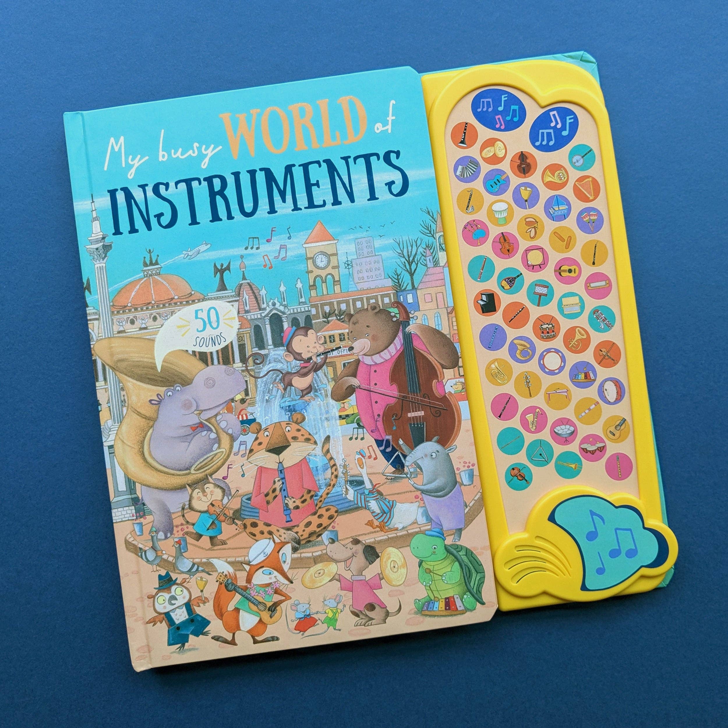 Robert Frederick Ltd - Wholesale Preschool Book (3-5) - My Busy World Of Instruments - Children's 50 Button Sound Book1