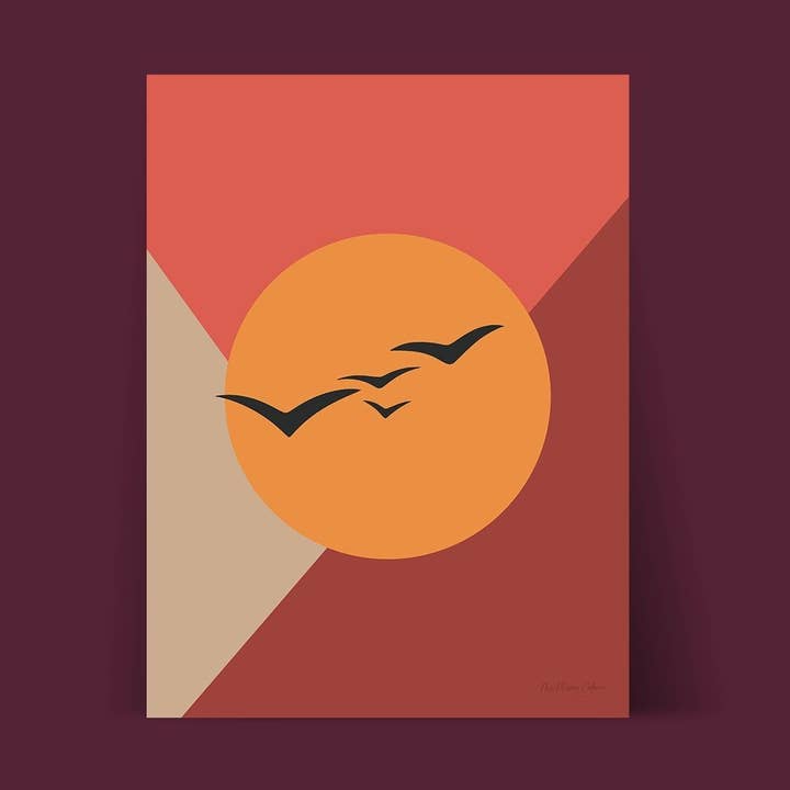 Exposição Sunny birds por atacado de Ma Plume Colorée