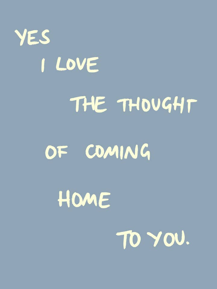 Thuis Komen Bij Jou | Grijze Print voor wholesale door Peak Prints