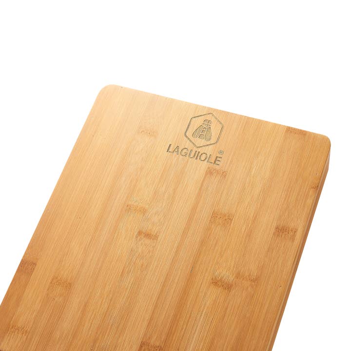 Laguiole - Wholesale Cutting Board - Lagiuole Bamboo Cutting Board with Stainless Steel Storage Drawer6