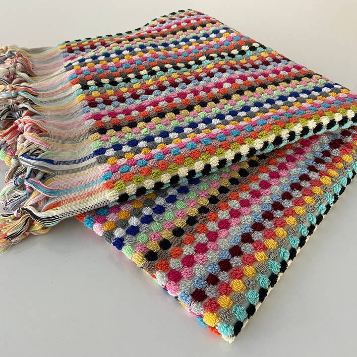 YURTLUS – Engroshandel Badehåndklæde – Badehåndklæde 36x 70, strandhåndklæde, blødt tykt håndklæde, badehåndklæde 36x 70, strandhåndklæde, blødt tykt håndklæde, økologisk, badeværelsesboble - flerfarvet 46