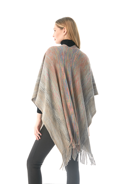 Pretty Persuasions - Vendita all'ingrosso Mantella - Donna - CP22102 Coprispalle Ruana Monterrey10