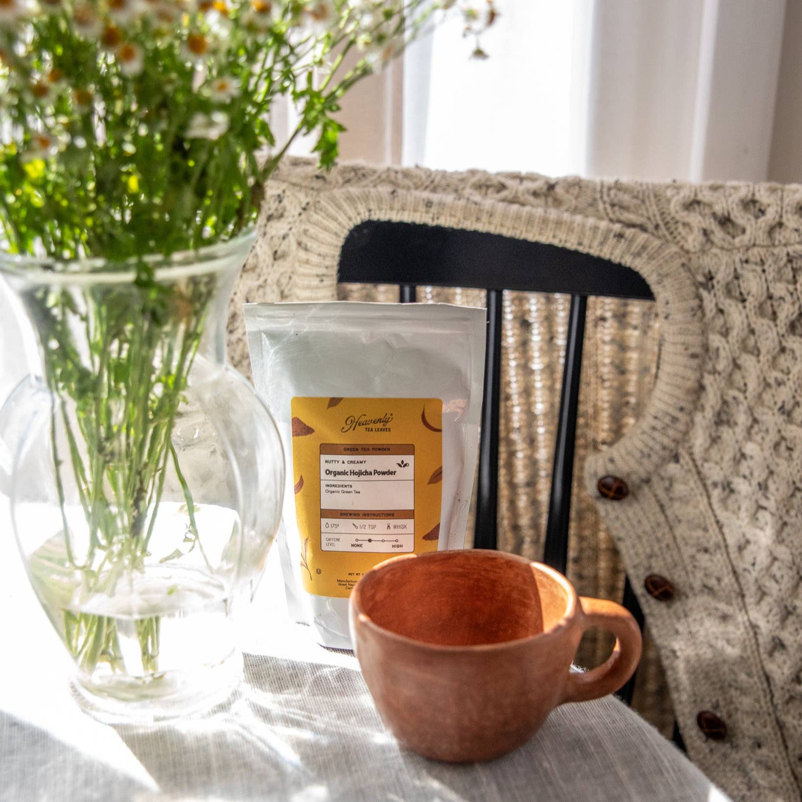 Heavenly Tea Leaves - Wholesale Health/Detox Tea - Organic Hojicha Green Tea Powder, 125 g2