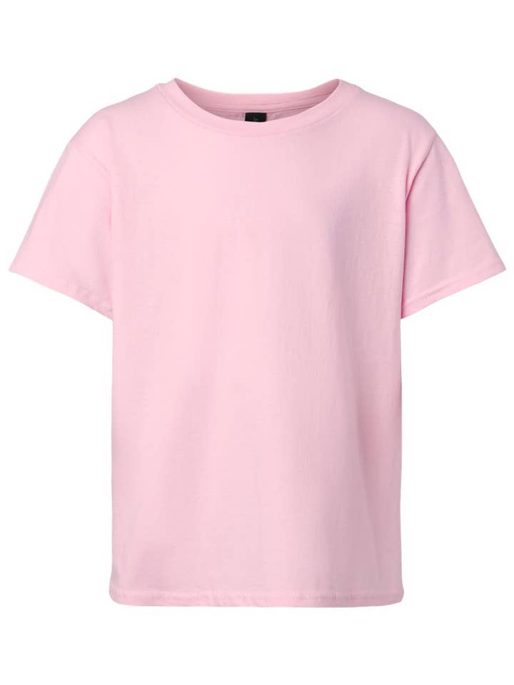 MYES BULK APPAREL - Wholesale T-Shirt - Kids - Youth Unisex Cotton T-Shirt – Soft Blank Kids Tee11