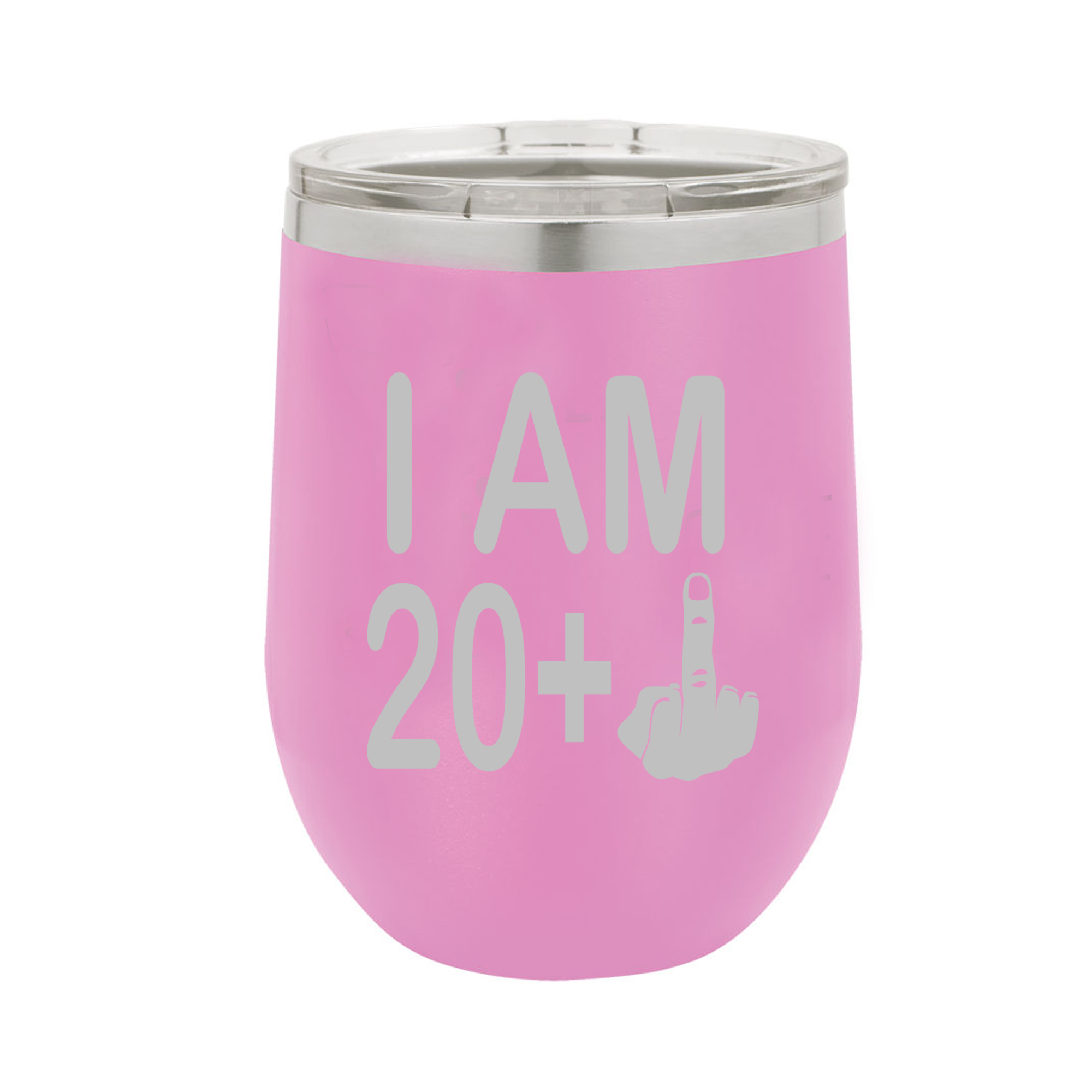 Calm Down Caren - Wholesale Insulated Mug/Tumbler - I am 20 + Middle Finger Polar Wine Tumbler - 21st Birthday2
