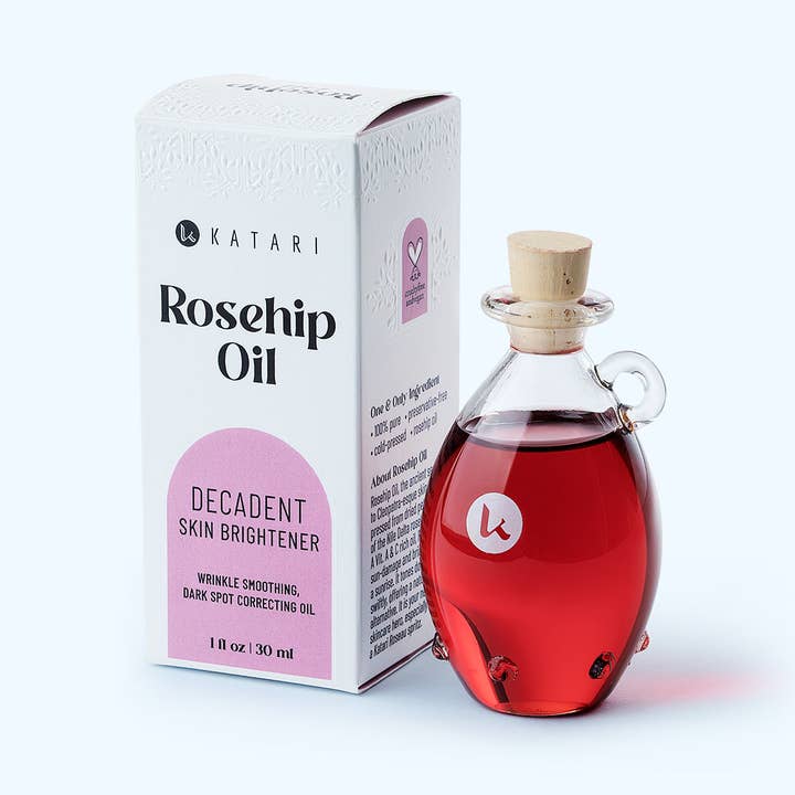 Huile visage naturelle au rétinol alternatif à la rose musquée pressée à froid pour la vente par Katari Beauty