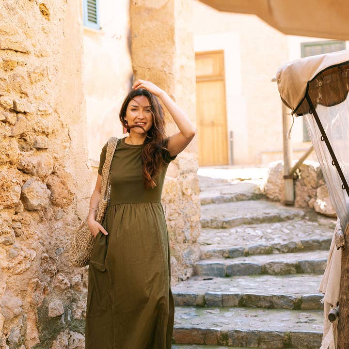 Vestido Olive Noa por atacado de Sunshine Tienda