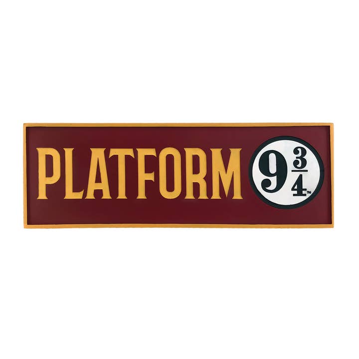Platform 9-3/4 Desk Sign for wholesale by Spoontiques, Inc