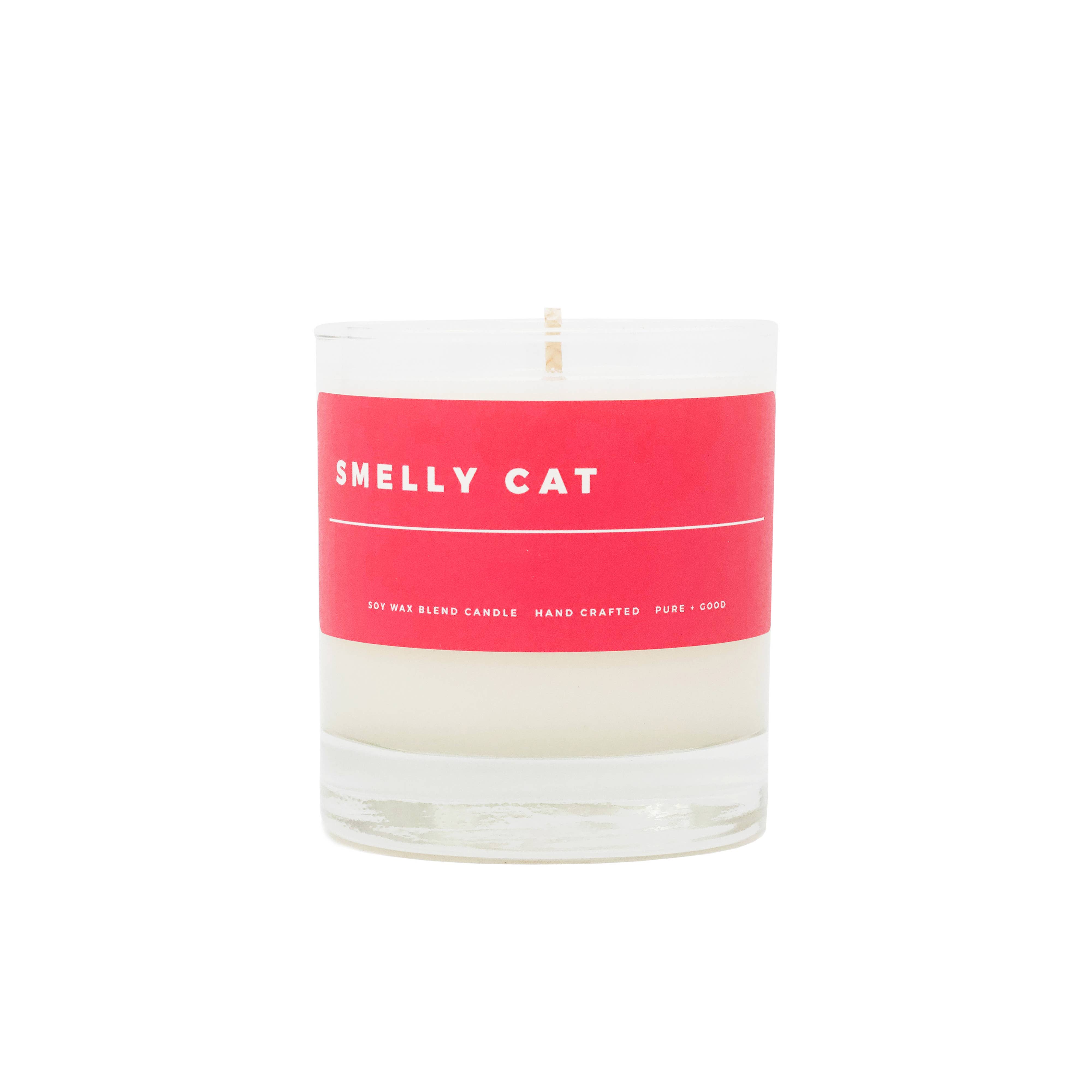 Pure + Good - Wholesale Jar/Filled Candle - Smelly Cat: Litsea + Rosemary, Soy Wax Blend Candle1