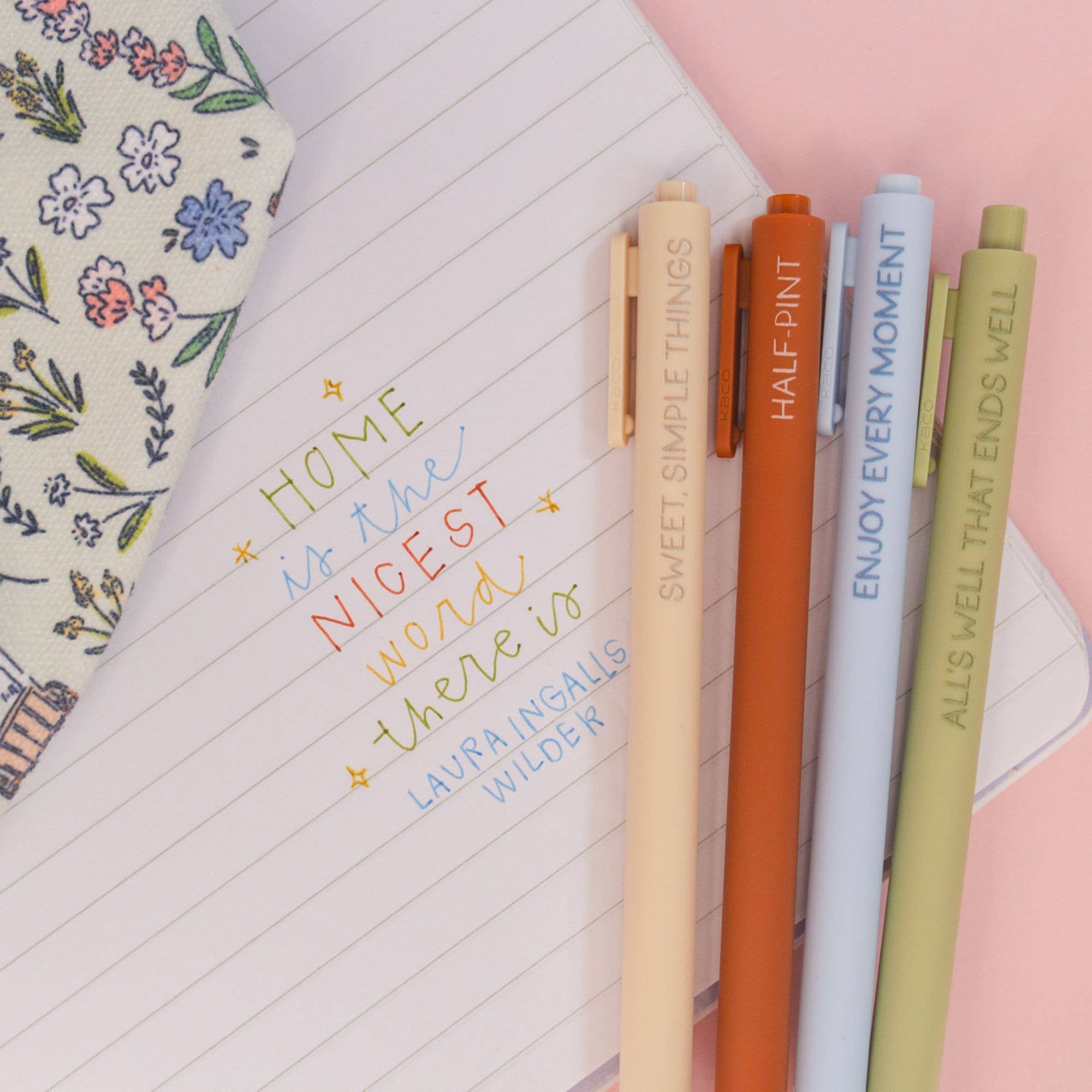 Pippi Post - Wholesale Pen - Little House On The Prairie Laura Ingalls Wilder Pen Set4