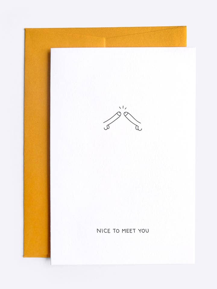 Kaart – Leuk je te ontmoeten voor wholesale door Dicks Don't Lie