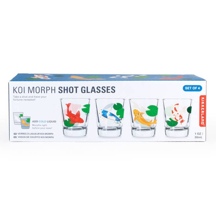 Koi Morph Shot Glasses for wholesale by Kikkerland Design Inc
