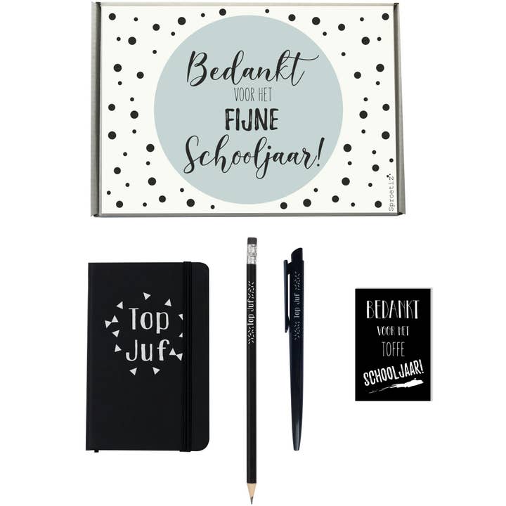 Gift Package Teacher Black - Thank You Have a Great School Year for wholesale by Sproetiz