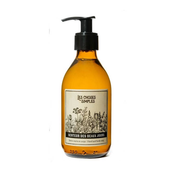 Hand- och kroppstvål - Beaux Jours (250 ml, Glas) för wholesale av Les Choses Simples