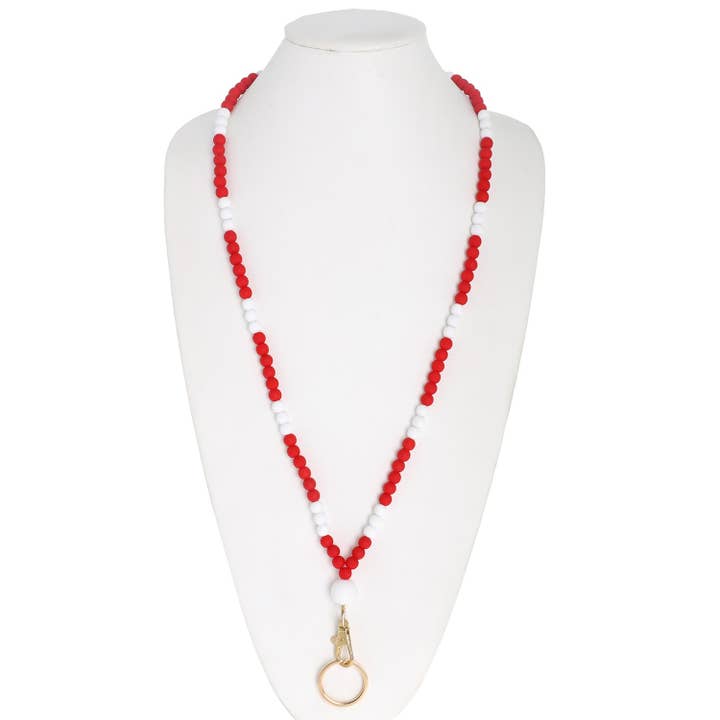 SP Sophia Collection - Wholesale Lanyard - Women's - Game Day Beaded Badge ID and Lanyard3