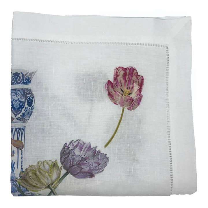 Koninklijke Delft Purissima 22X22 Servet met Zoomsteek voor wholesale door Nicolette Mayer Collection