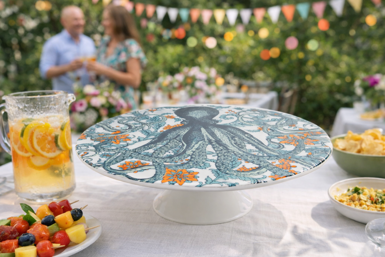 THOMASPAUL - Wholesale Cake Stand - OCTOPUS VINEYARD CAKE STAND1