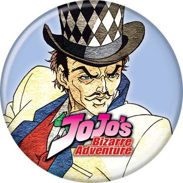 Ata-Boy - Wholesale Lapel Pin/Button - Jojo's Bizarre Adventure Zeppeli Buttons 1.25" Round