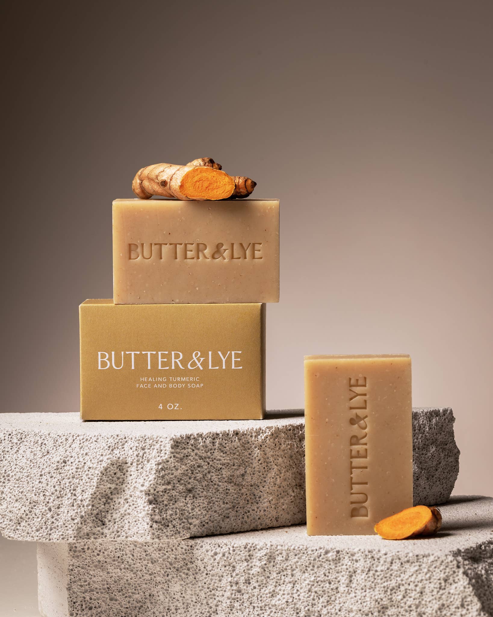Butter & Lye - Wholesale Bar Soap - Healing Turmeric Face and Body Soap3
