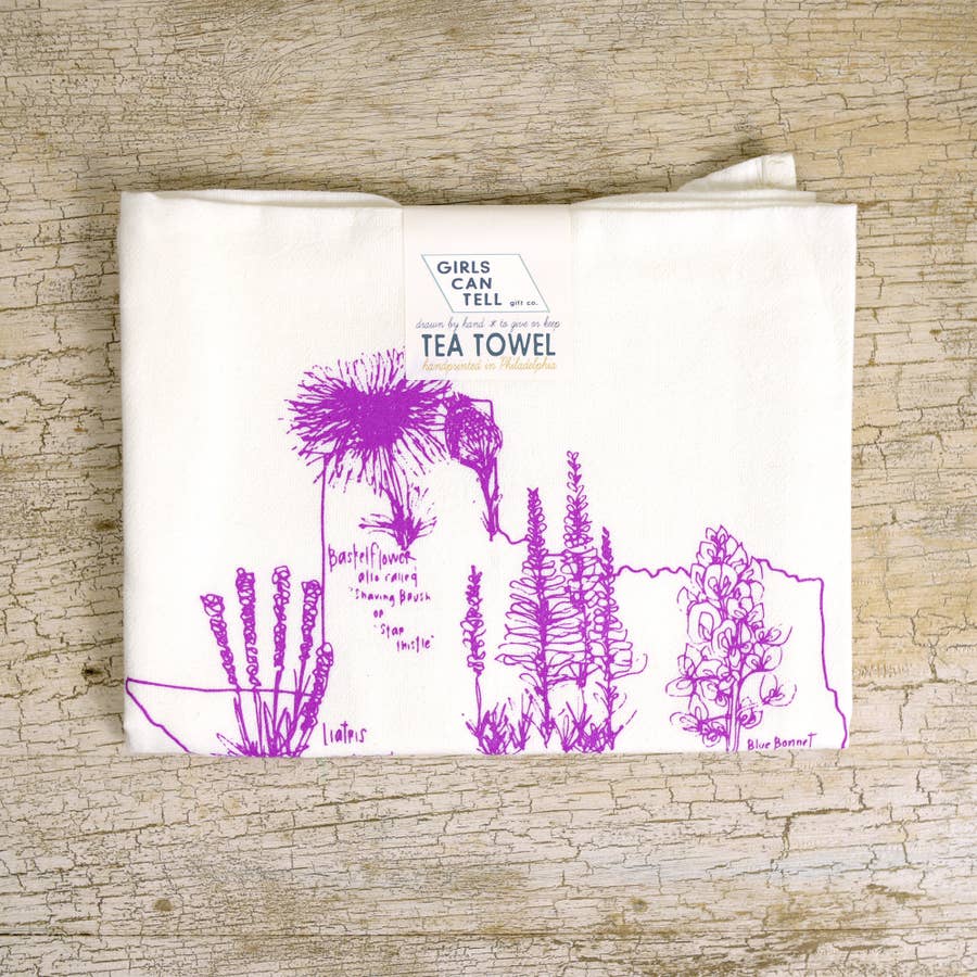 Colorado Wildflowers Tea Towel