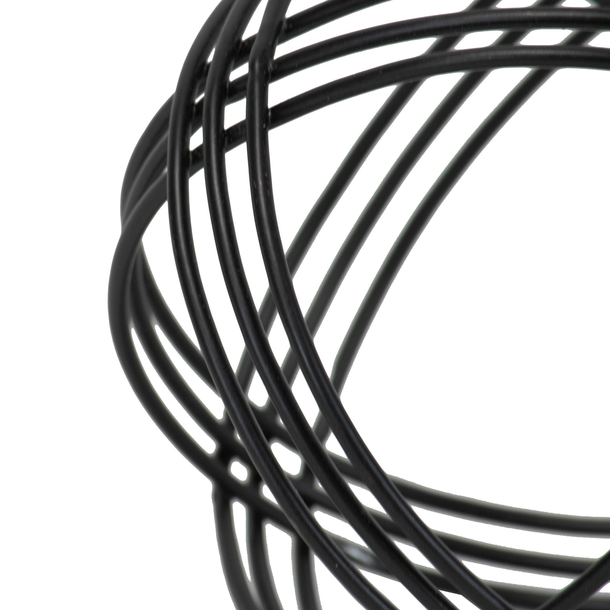 Foreside Home & Garden - Wholesale Decorative Tabletop Object - Ellery Modern Black Matte Metal Decorative Tabletop Decor1