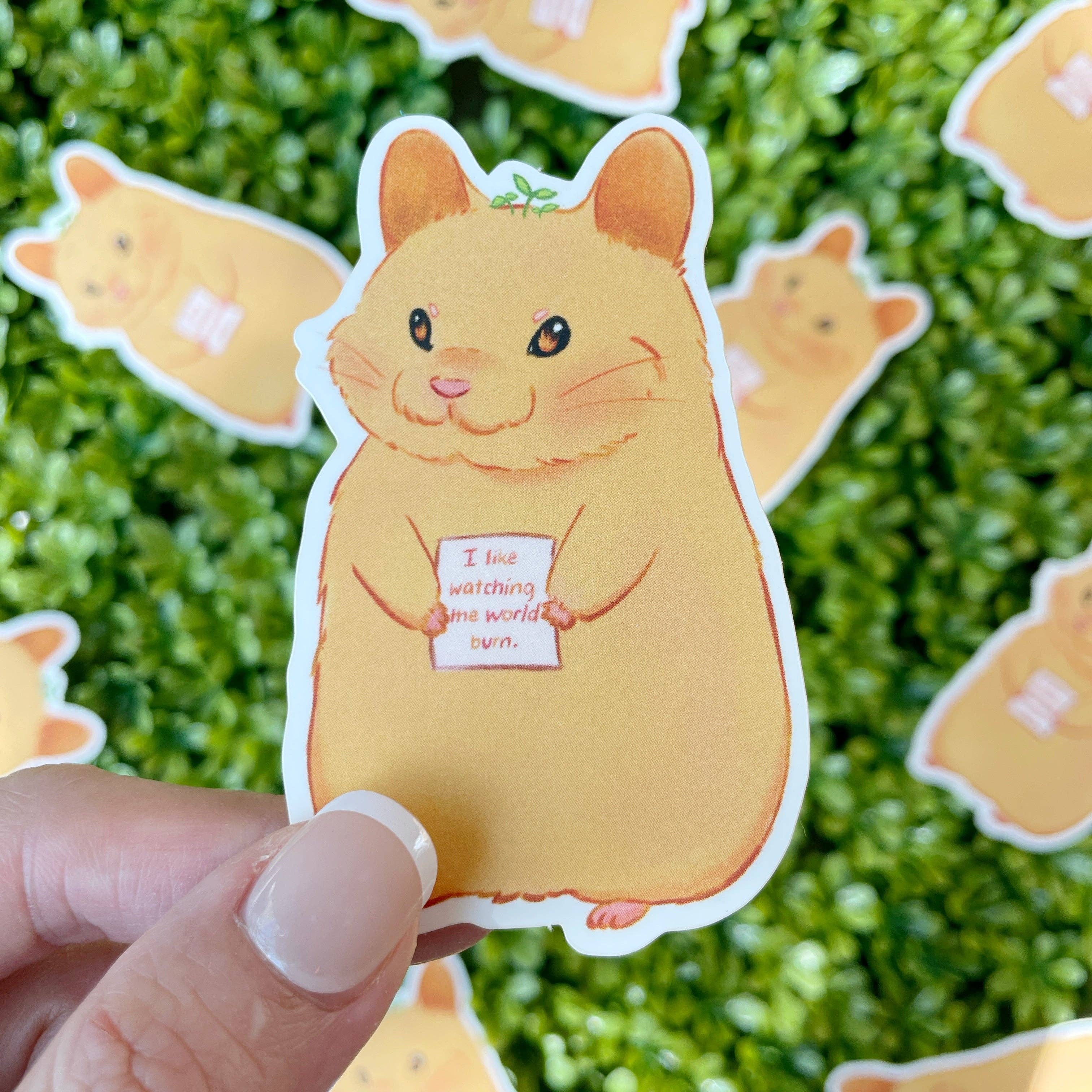 Aubluvion - Wholesale Sticker - Smol Angry Hamster