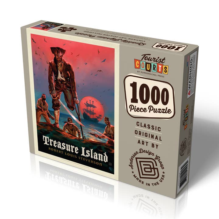 Treasure Island Puzzle for wholesale by Pumpernickel Press