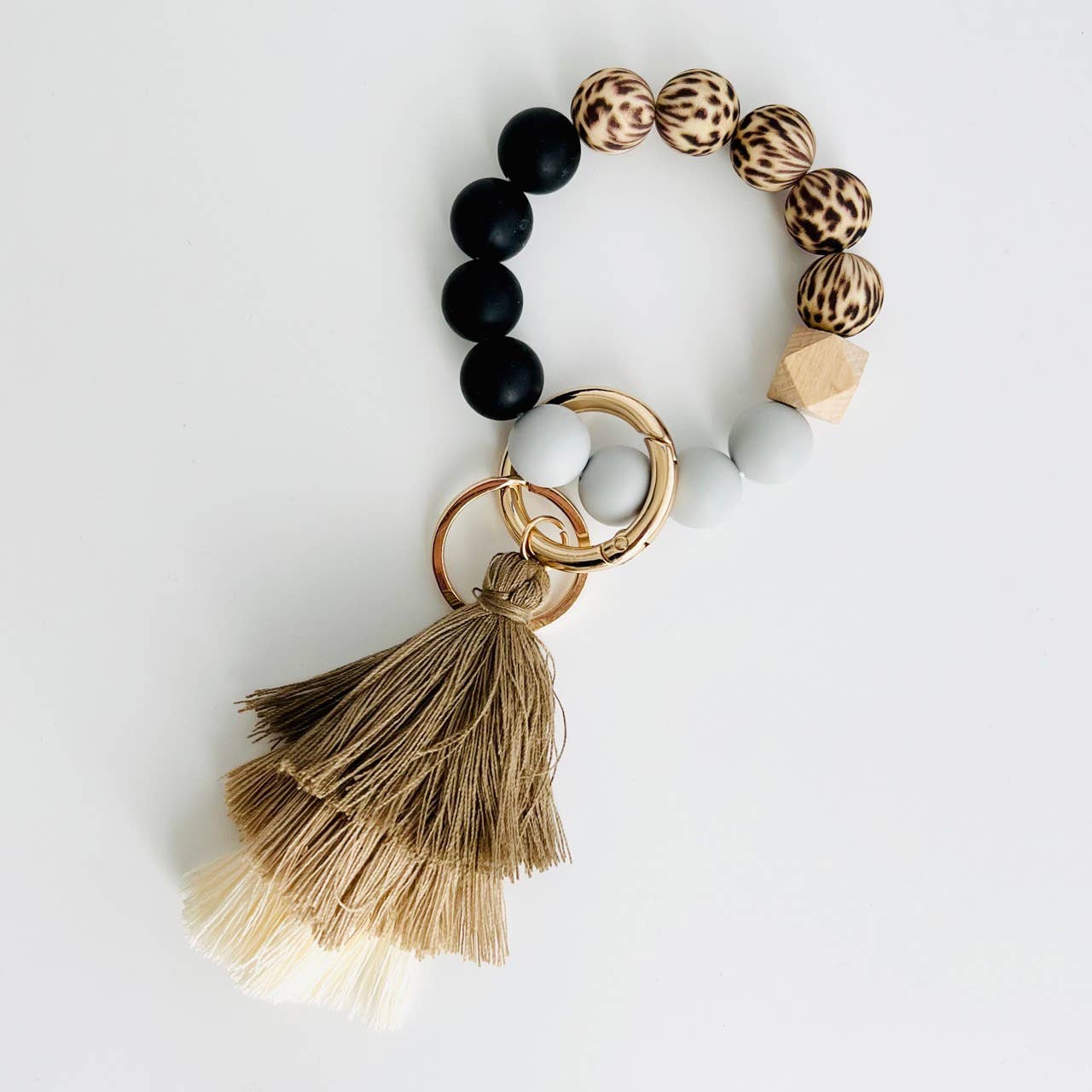 Tiny Gift Society - Vendita all'ingrosso Bracciale portachiavi - Portachiavi a bracciale | portachiavi da polso in silicone | nappa a strati2