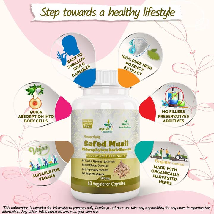 DevSatya Ltd Aushadh, Ayushya, Divyaherb - Wholesale Voedingssupplement/vitamine - Veilige musli capsule