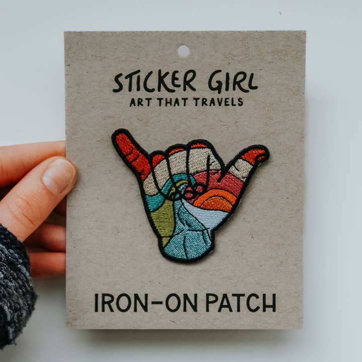 Sticker Girl - Wholesale Patch - Hang Loose Embroidered Iron On Patch0
