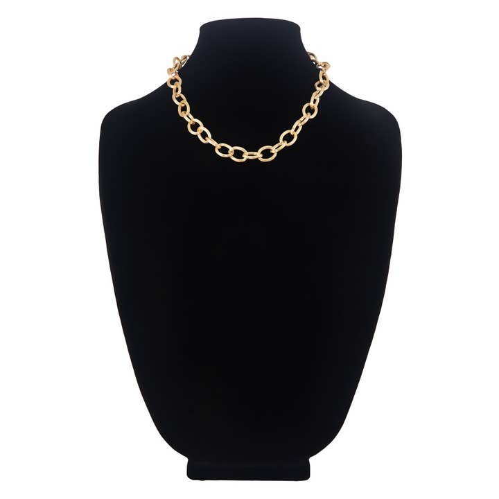 ORO (G) Collana a catena a maglie spesse in vendita all'ingrosso su Faire3