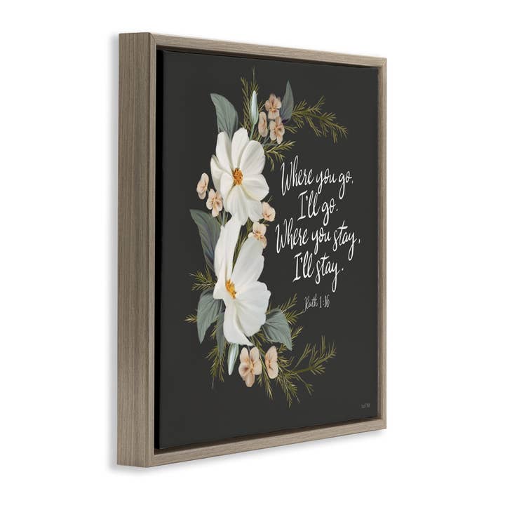 Stupell Industries - Wholesale Wall Sign - Spiritual Scripture with Florals - Framed Wall Art17