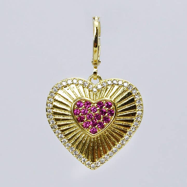 Ruby Love Gold CH-379 para venta al por mayor de Treasure Jewels Inc.
