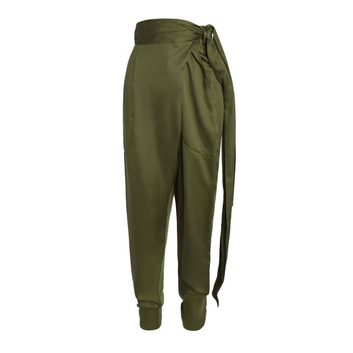 Zenith Harem Pants - Green for wholesale by LÂCHER PRISE APPAREL