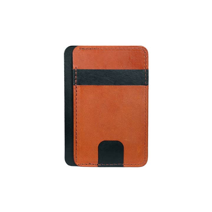 HOLD SUPPLY - Wholesale Wallet - Unisex - Black and Brown Unisex Leather Front Pocket Wallet1
