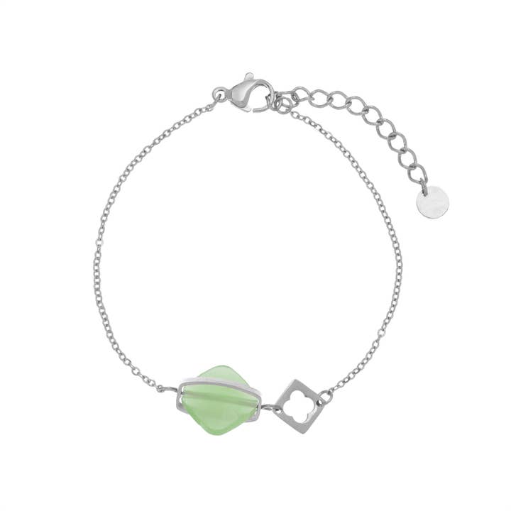 Elsie & Zoey - Wholesale Anklet - Beaded Anklet Layered Sea Glass Beach Jewelry - Sale17