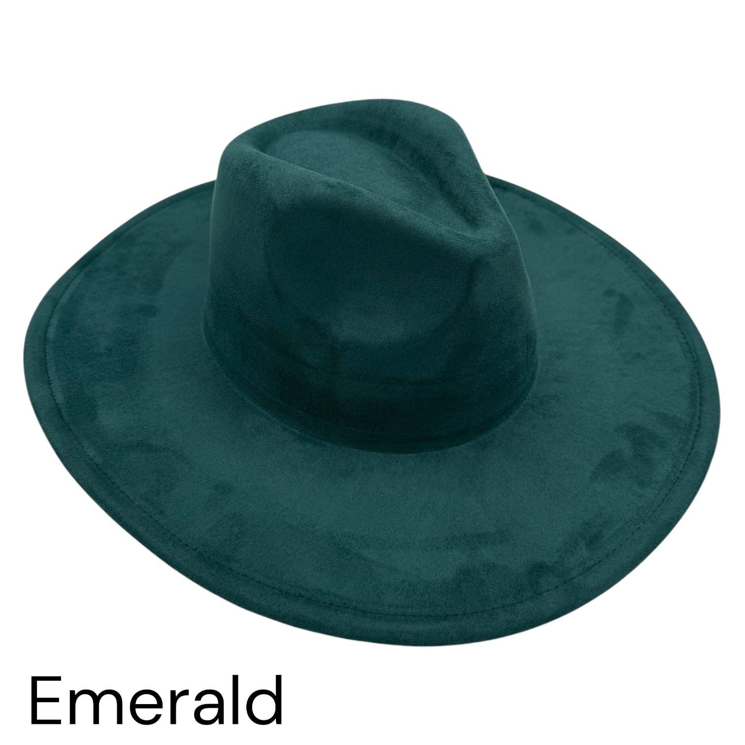 KW Laser Supplies - Wholesale Fedora - Women's - Vegan Suede Wide Brim Hats21